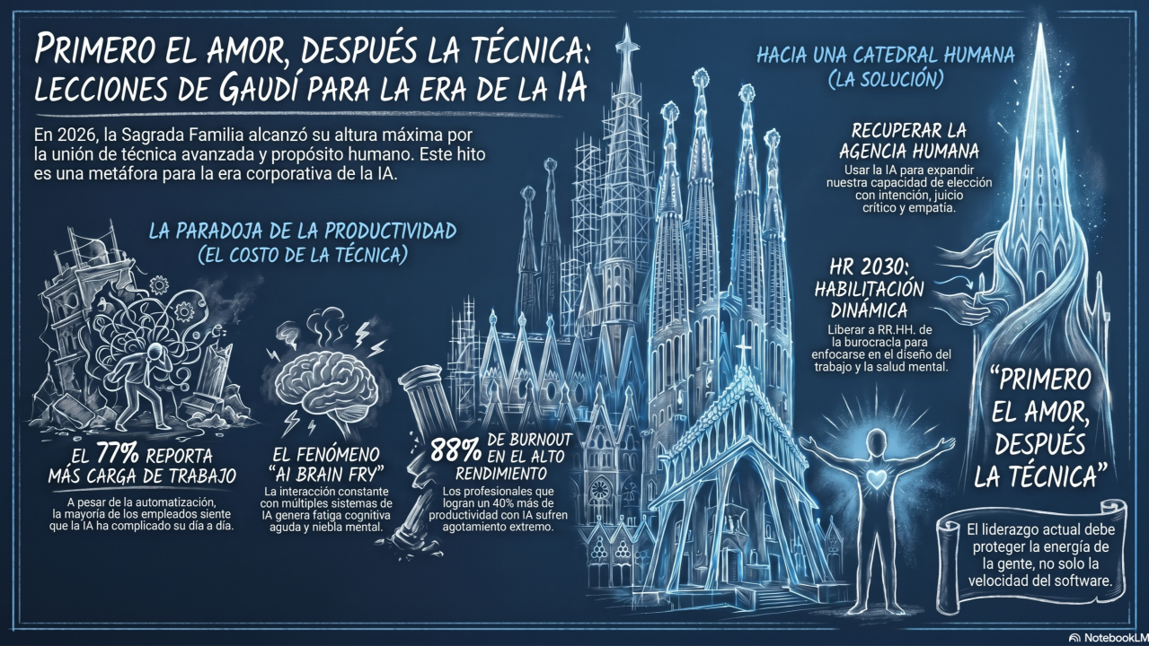 Primero el amor, después la técnica: la velocidad de la IA frente al impacto de lo humano